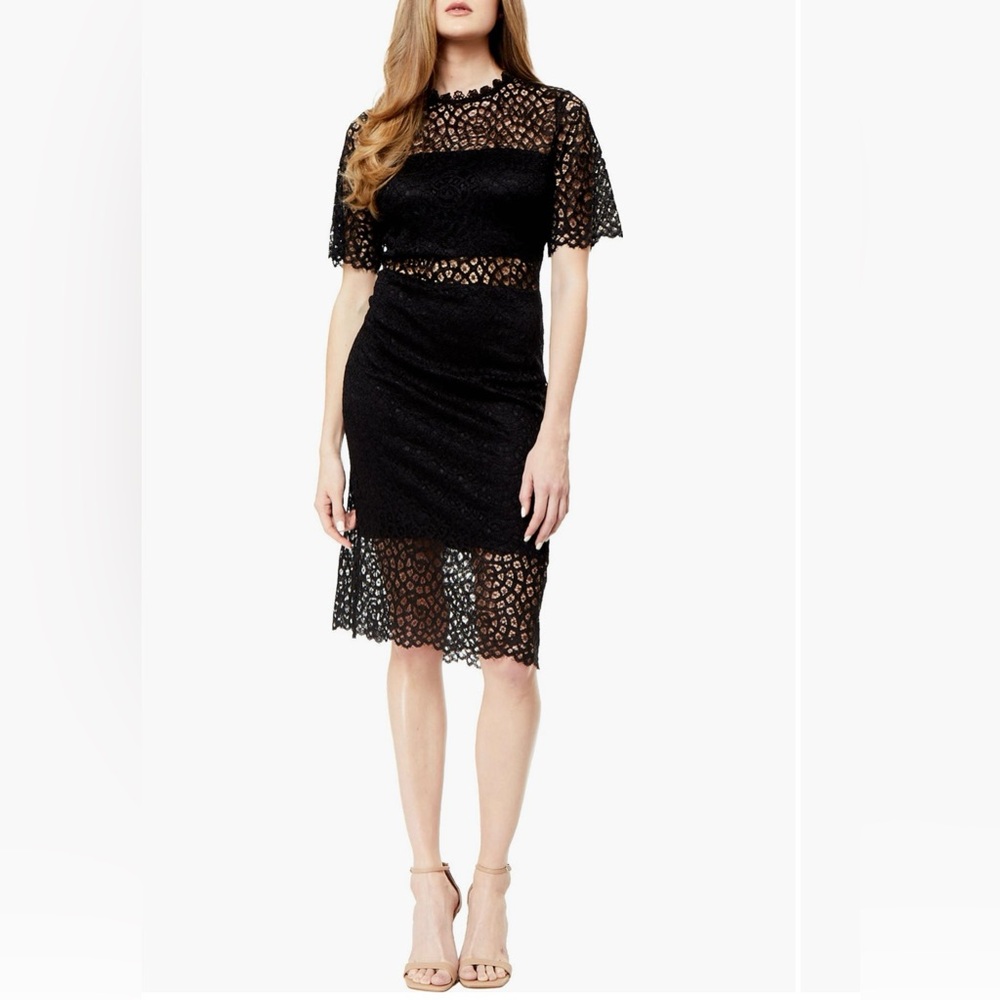 NWT: By Design Black Lace Dress